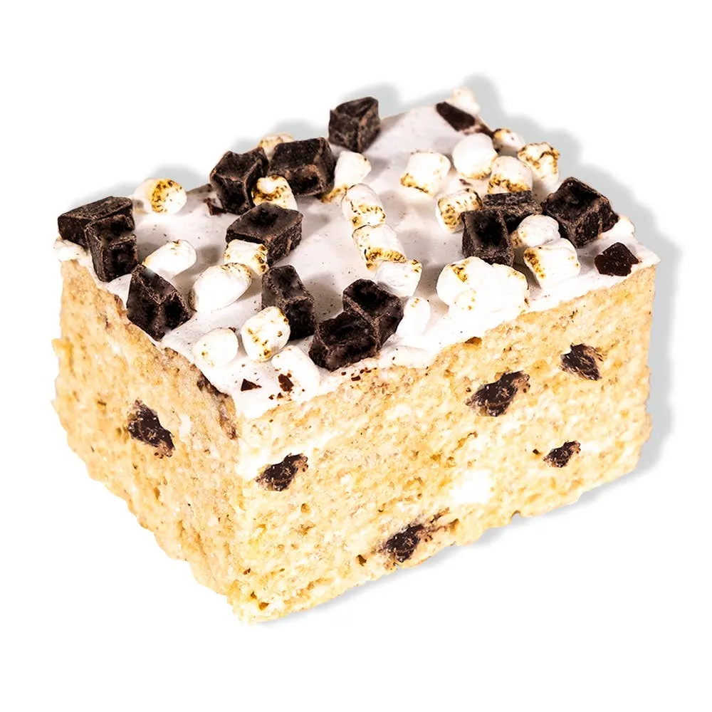 Jumbo S'mores Krispie Rice Treat Bars 