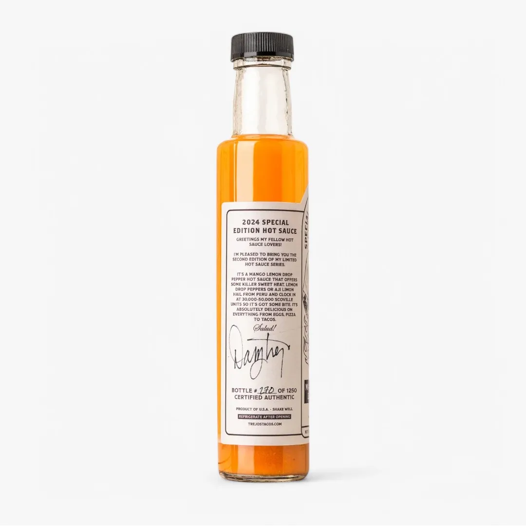Trejo's Hot Sauce Special Edition 2024 Edition - Signed and Numbered