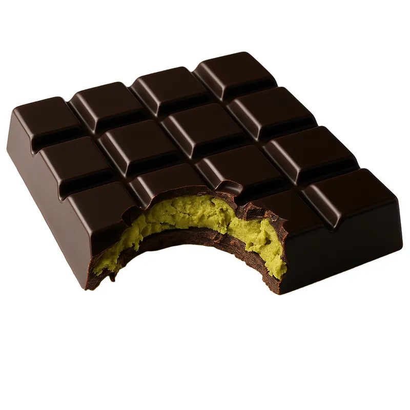 Miskets Dubai Dark Chocolate with Roasted Pastry & Pistachios – 100g 