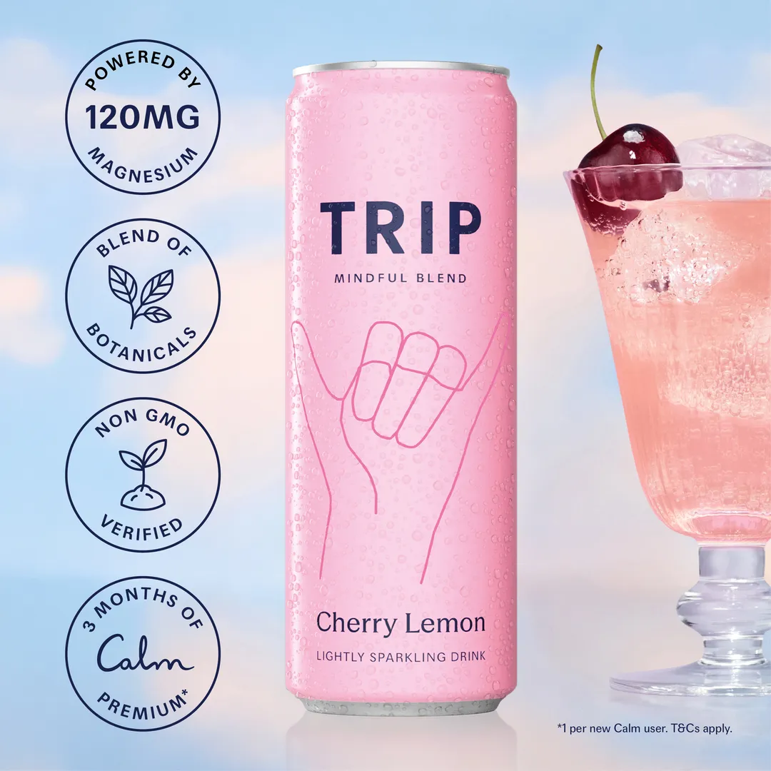 TRIP Mindful Blend Cherry Lemon 4 pack (6x 4 packs)