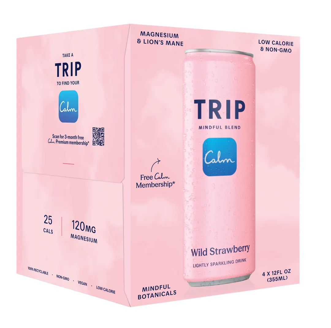 TRIP Mindful Blend Wild Strawberry 4 pack (6x 4 packs)