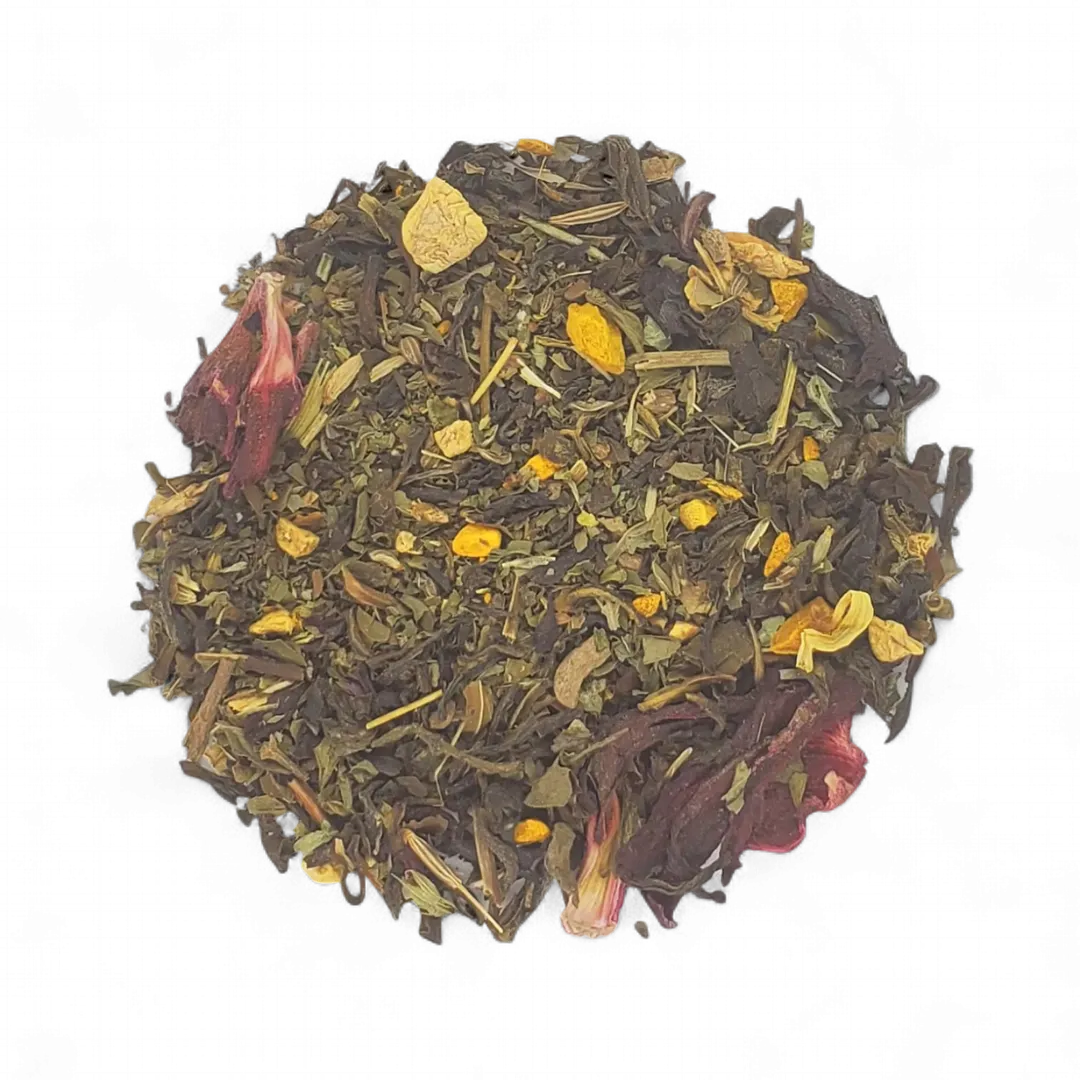 Herbal Ginger Turmeric Green Tea - 3 OZ