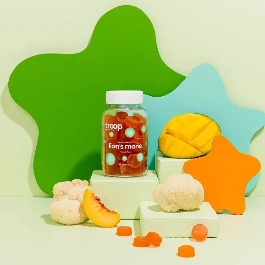 Lion's Mane Mushroom Gummies For Focus, Mood, Memory