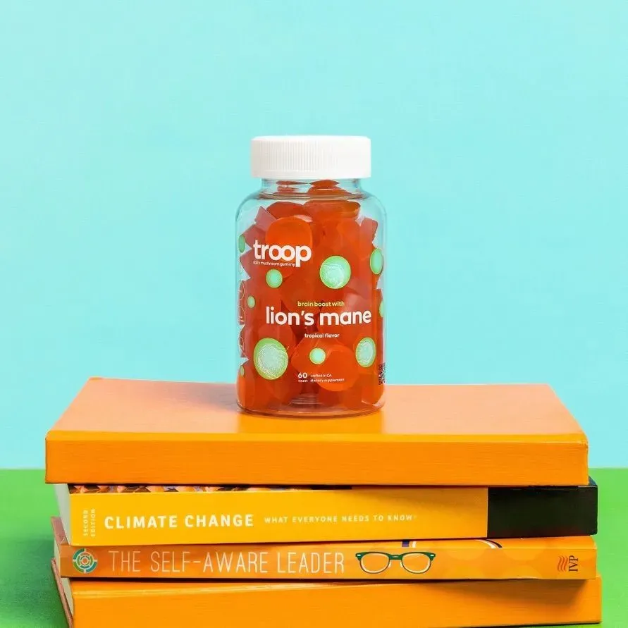 Lion's Mane Mushroom Gummies For Focus, Mood, Memory