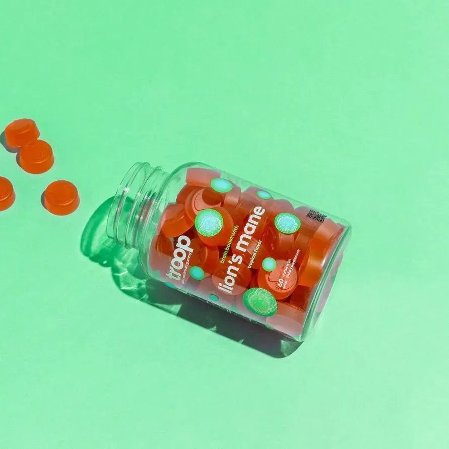 Lion's Mane Mushroom Gummies For Focus, Mood, Memory