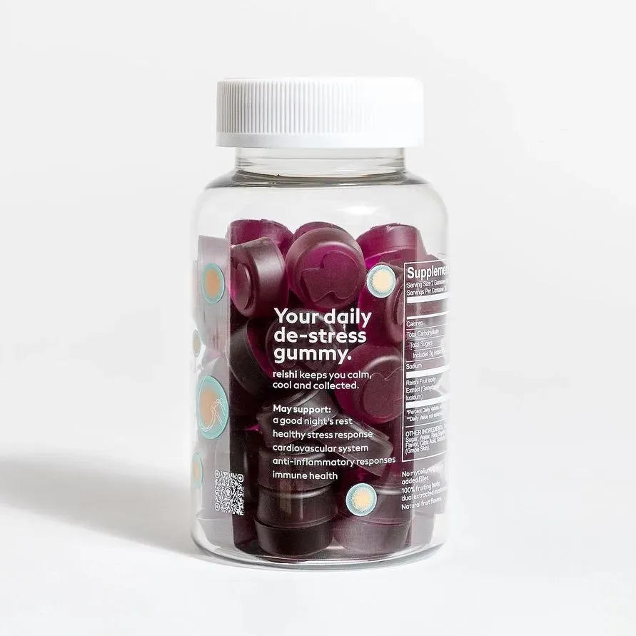 Reishi Mushroom Gummies For Stress, Sleep, Immunity