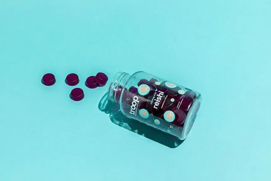 Reishi Mushroom Gummies For Stress, Sleep, Immunity