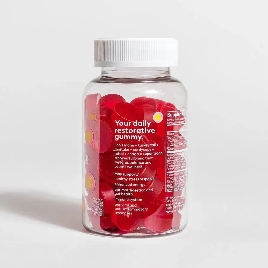 Super Troop Mushroom Blend For Focus, Energy, Immunity
