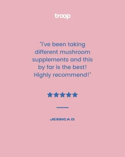 Super Troop Mushroom Blend For Focus, Energy, Immunity