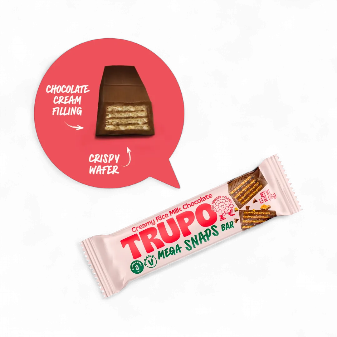 Mega Wafer Snaps- Vegan & Gluten Free Milk Chocolate