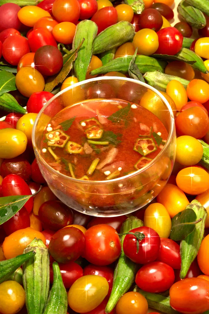 NEW: Hot & Sour Tomato with Okra & Molokhia- 4 Pack (Case of 6)