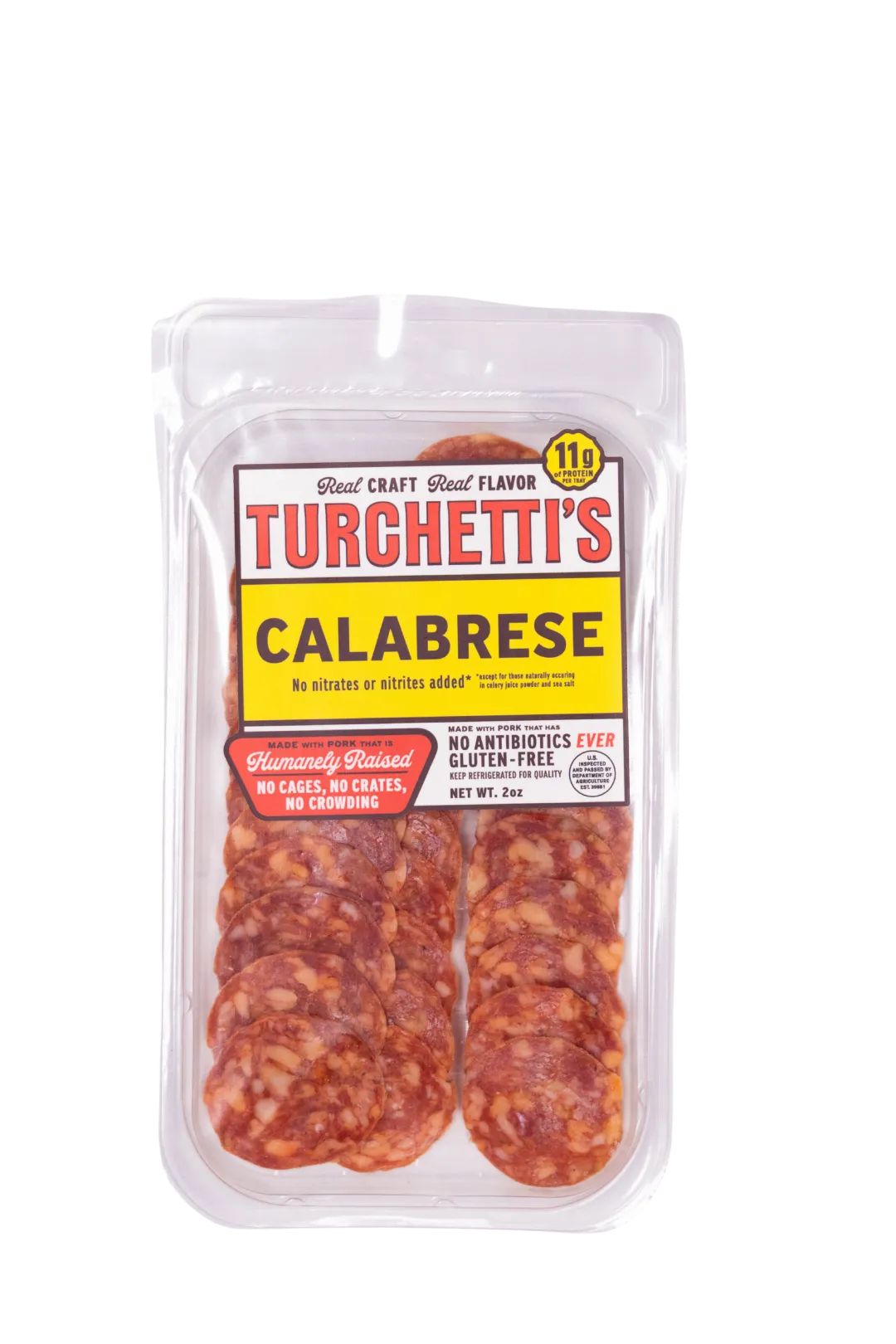 2026 Good Food Award Winner – Calabrese Salami Snack Tray, 2oz