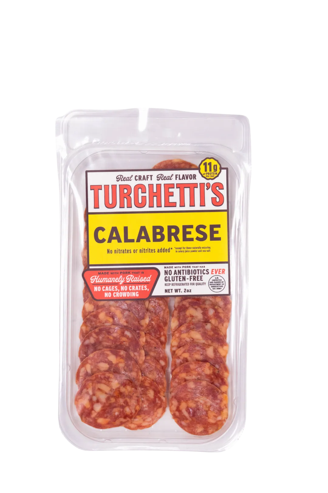 2026 Good Food Award Winner – Calabrese Salami Snack Tray, 2oz
