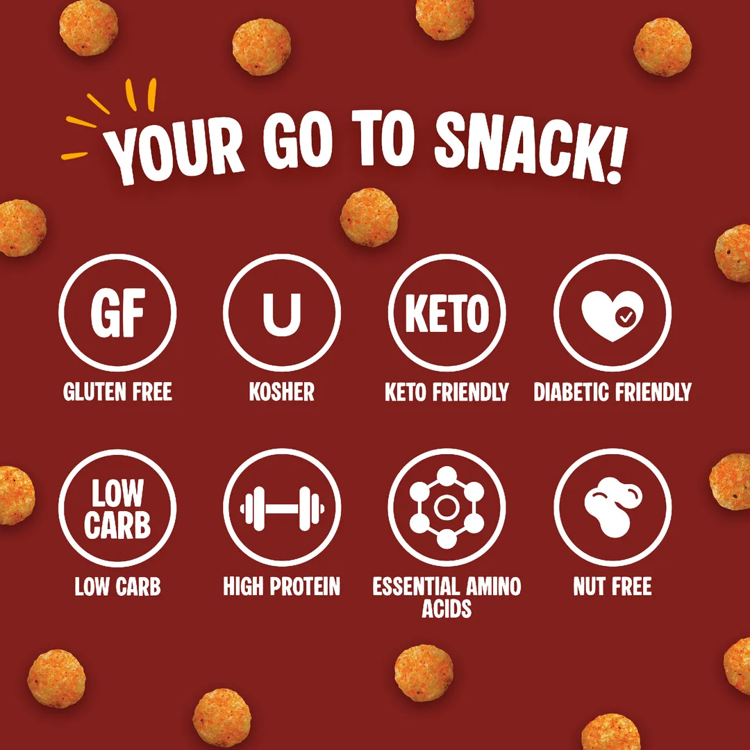 Twin Peaks Ingredients Mesquite BBQ Protein Puffs 10.6 oz (300g)