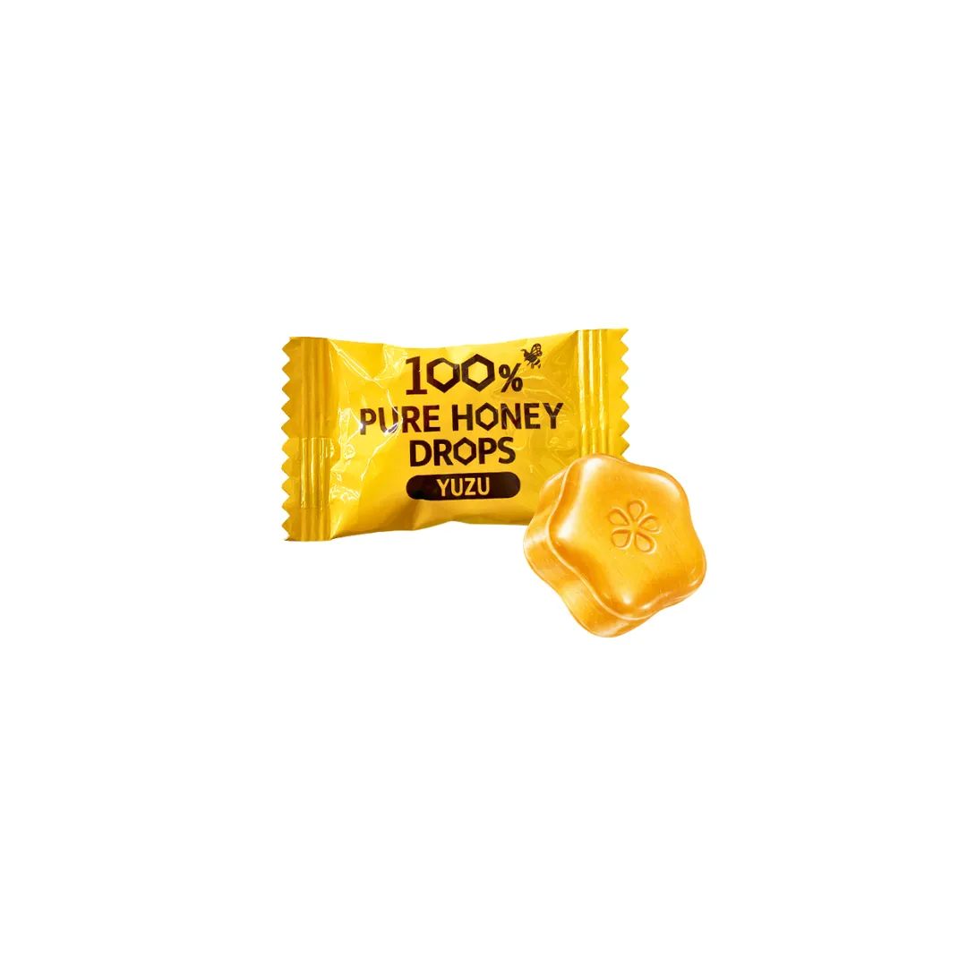 100% Pure Honey Drops - Yuzu, 1.5 oz