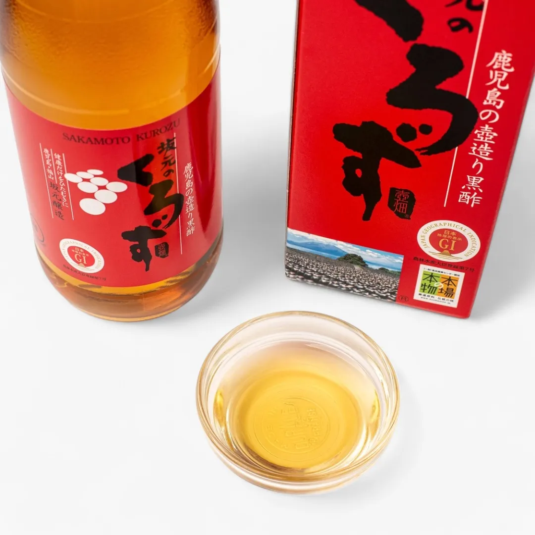 Amber Rice Vinegar (Kurozu) - 1 Year Aged Kurozu, 12 fl oz