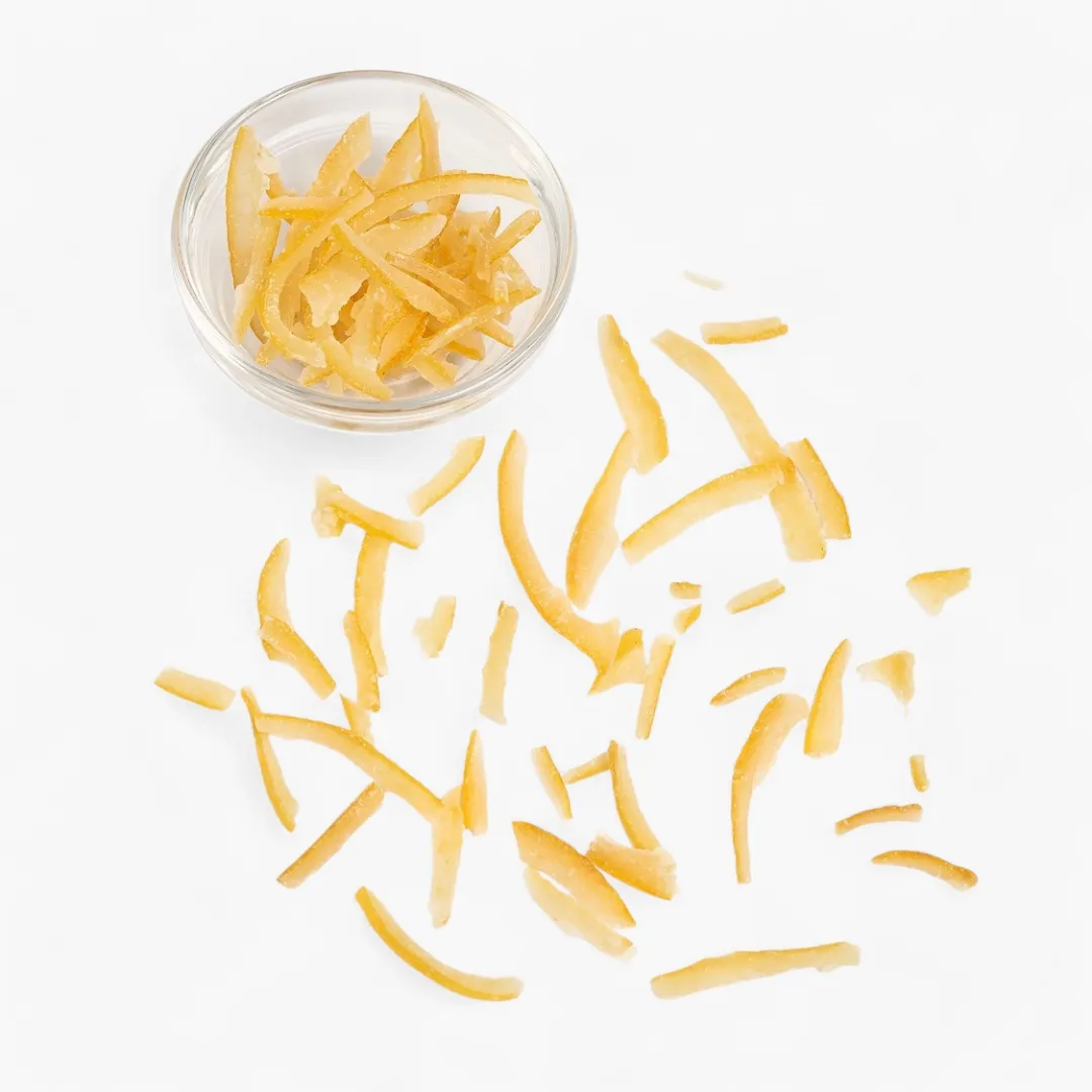 Bulk Size Dry Candied Setouchi Lemon Peel, 2.2 lbs