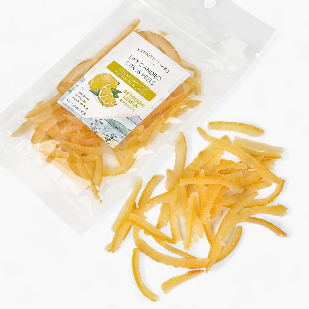 Dry Candied Setouchi Lemon Peel (1.05oz)