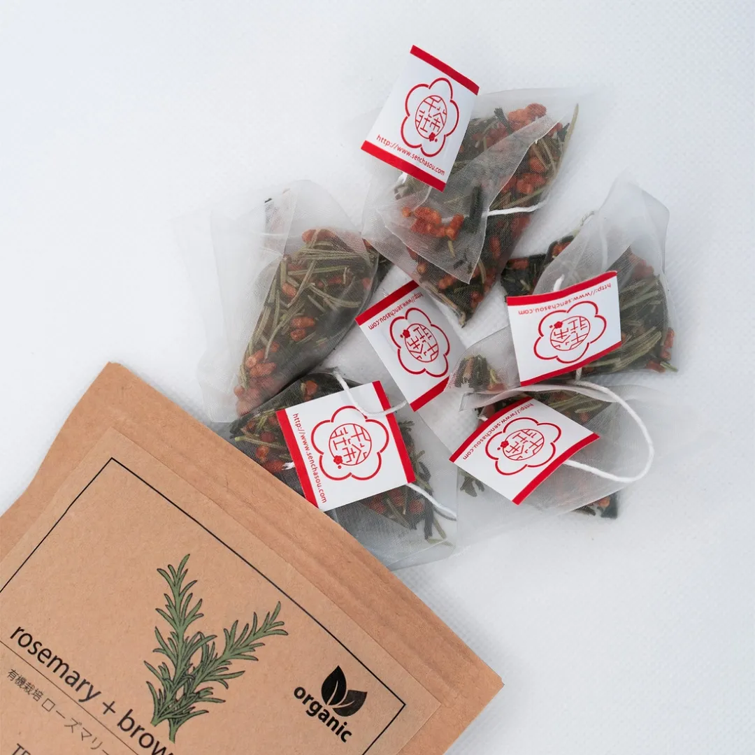 Organic Rosemary & Brown Rice (Genmaicha) Tea (0.84oz)