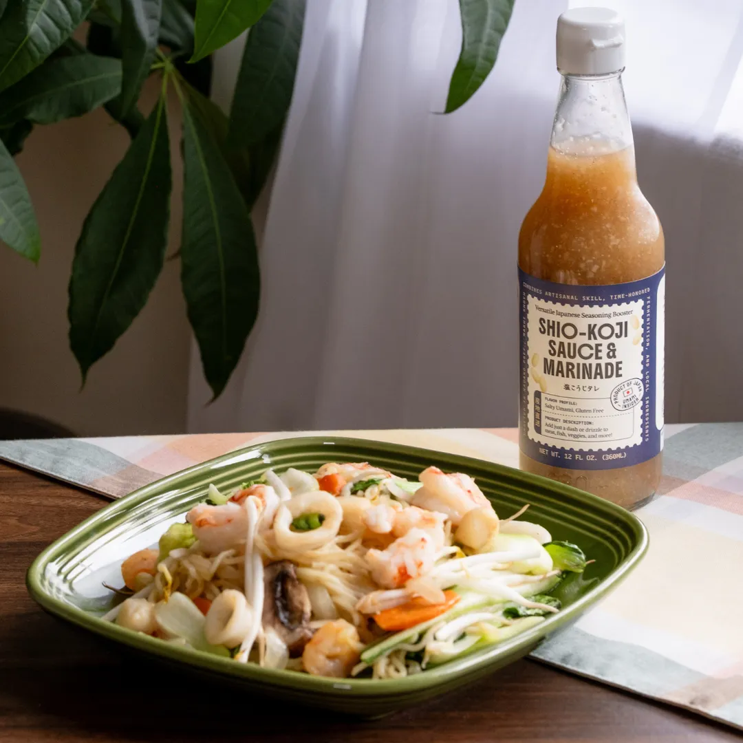 Shio Koji Sauce & Marinade (Gluten Free Umami Booster), 12 floz