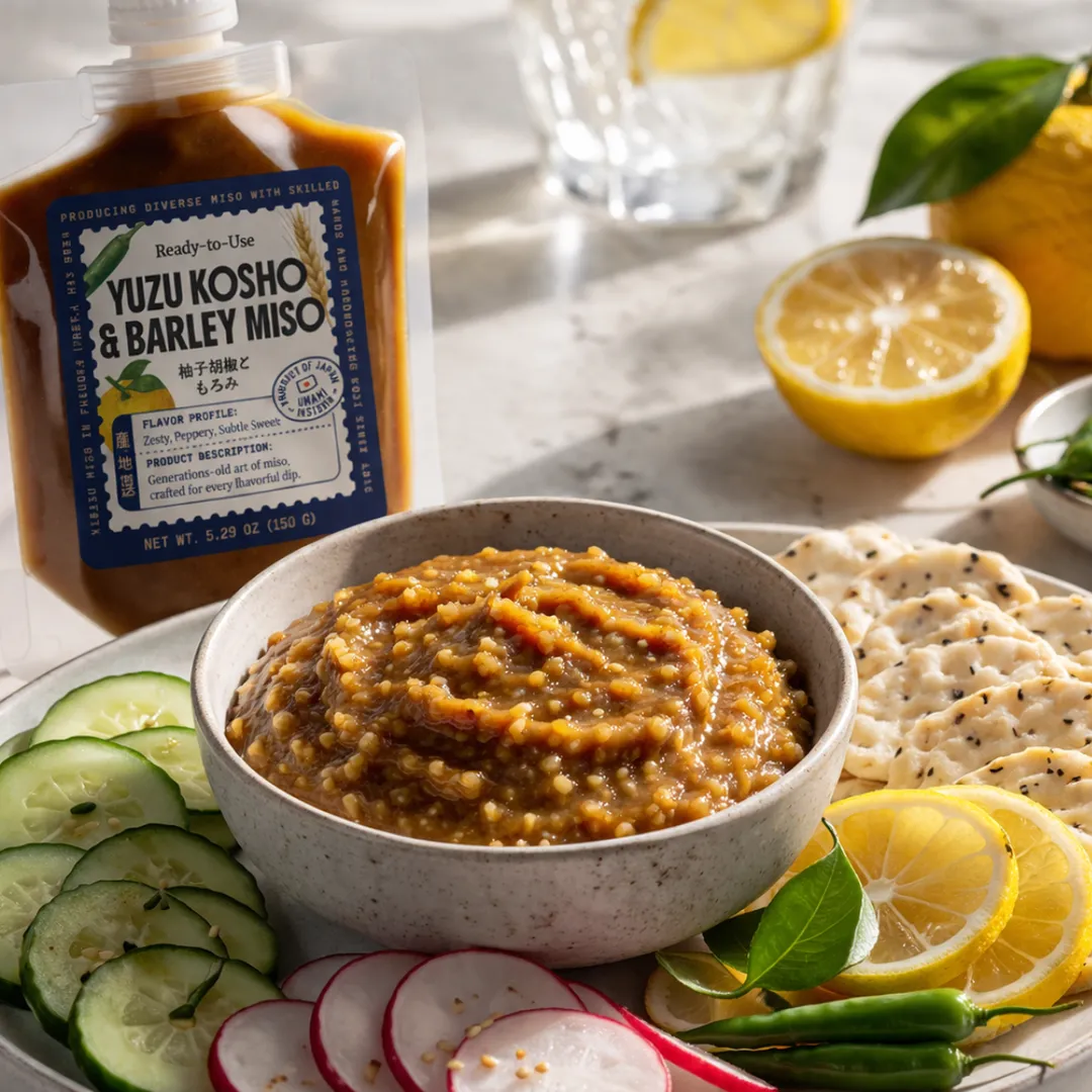 Yuzu Kosho & Barley Miso Dip (Ready-to-Use), 5.29 oz