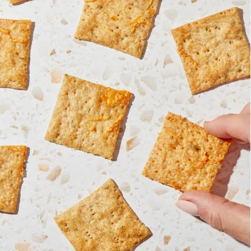 Sourdough Cheddar & Chive Crackers | Snack | Charcuterie