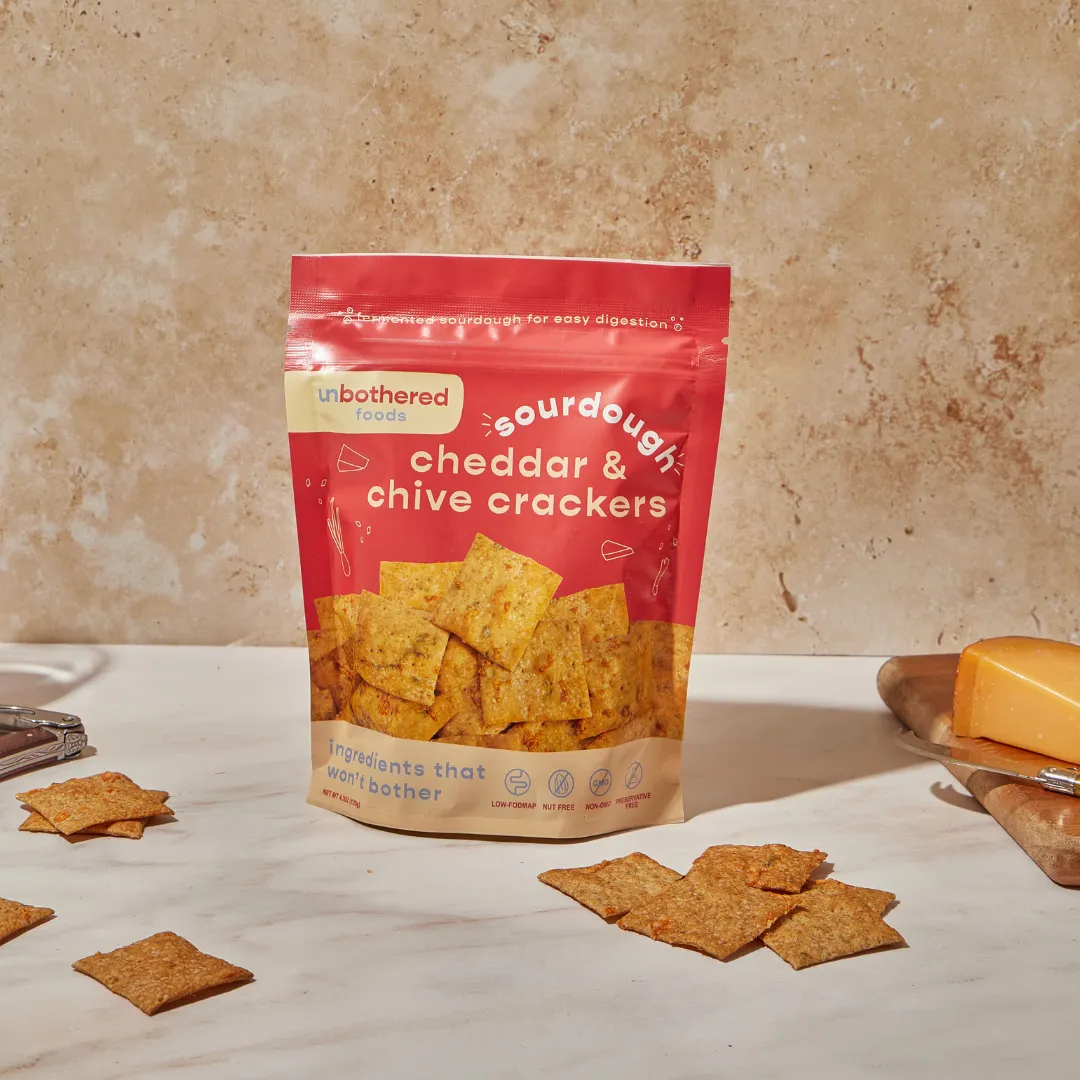 Sourdough Cheddar & Chive Crackers | Snack | Charcuterie