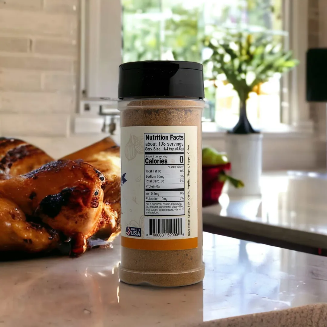 🧂 Season All – All-Purpose Rub & Seasoning (12 × 4.2 oz PET Bottles)