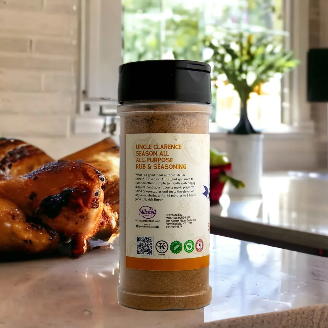 🧂 Season All – All-Purpose Rub & Seasoning (12 × 4.2 oz PET Bottles)
