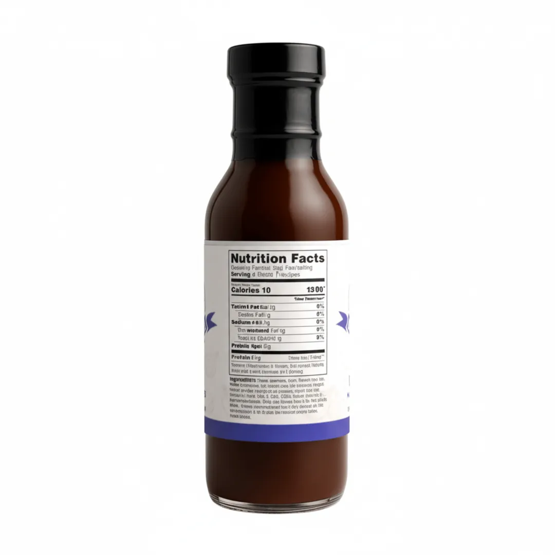 Original BBQ Sauce – Made with Blueberries (6 × 14 oz Glass Bottles)