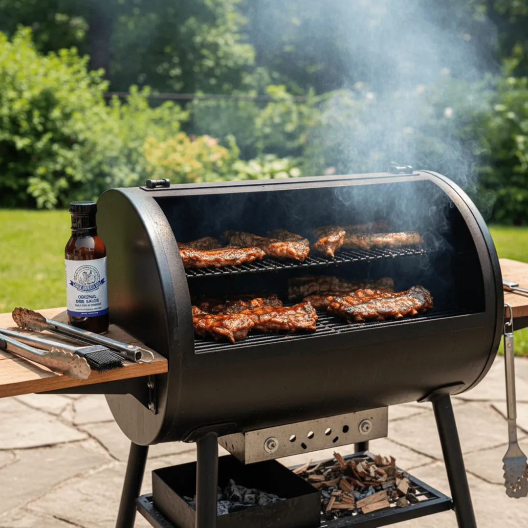 Original BBQ Sauce – Made with Blueberries (6 × 14 oz Glass Bottles)