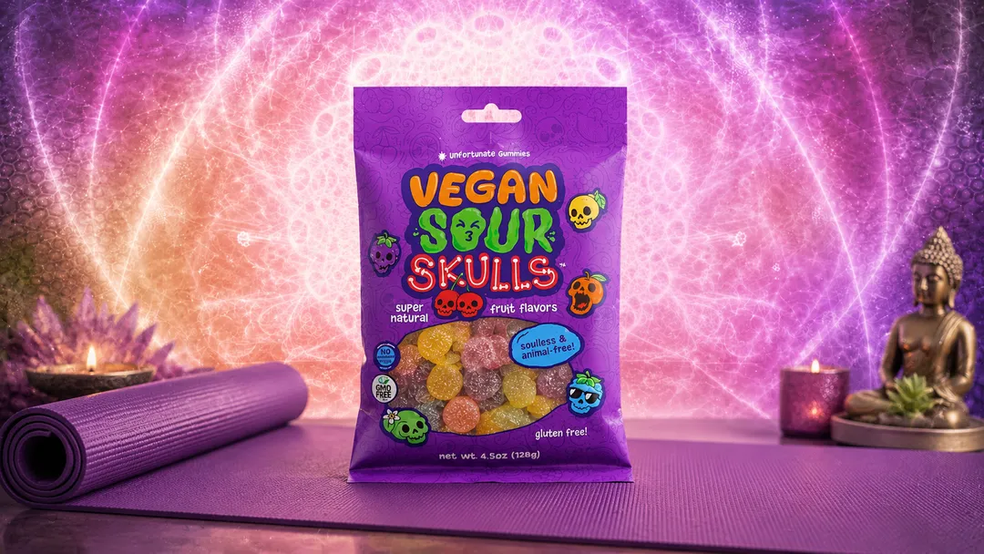 Vegan Sour Skulls Gummies