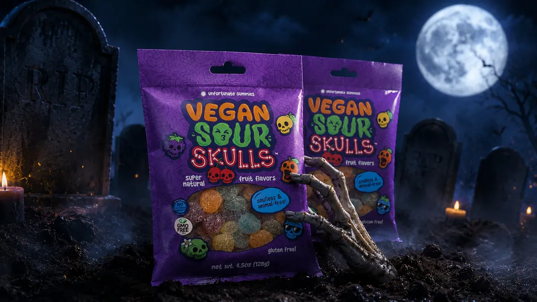 Vegan Sour Skulls Gummies