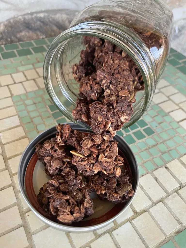 Spicy Hot Chocolate Gluten Free, Vegan Granola