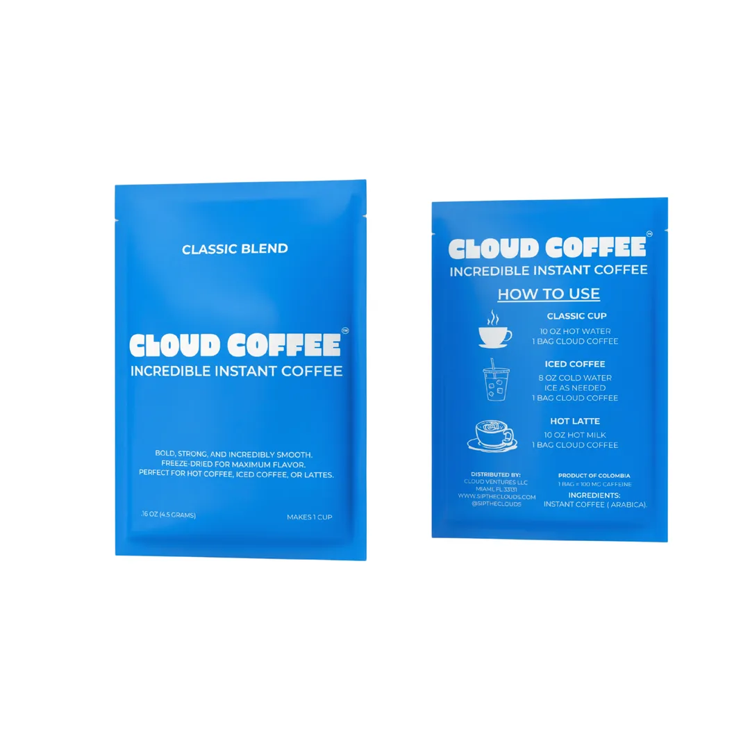 Cloud Coffee - Incredible Instant Coffee- 36 Count Case
