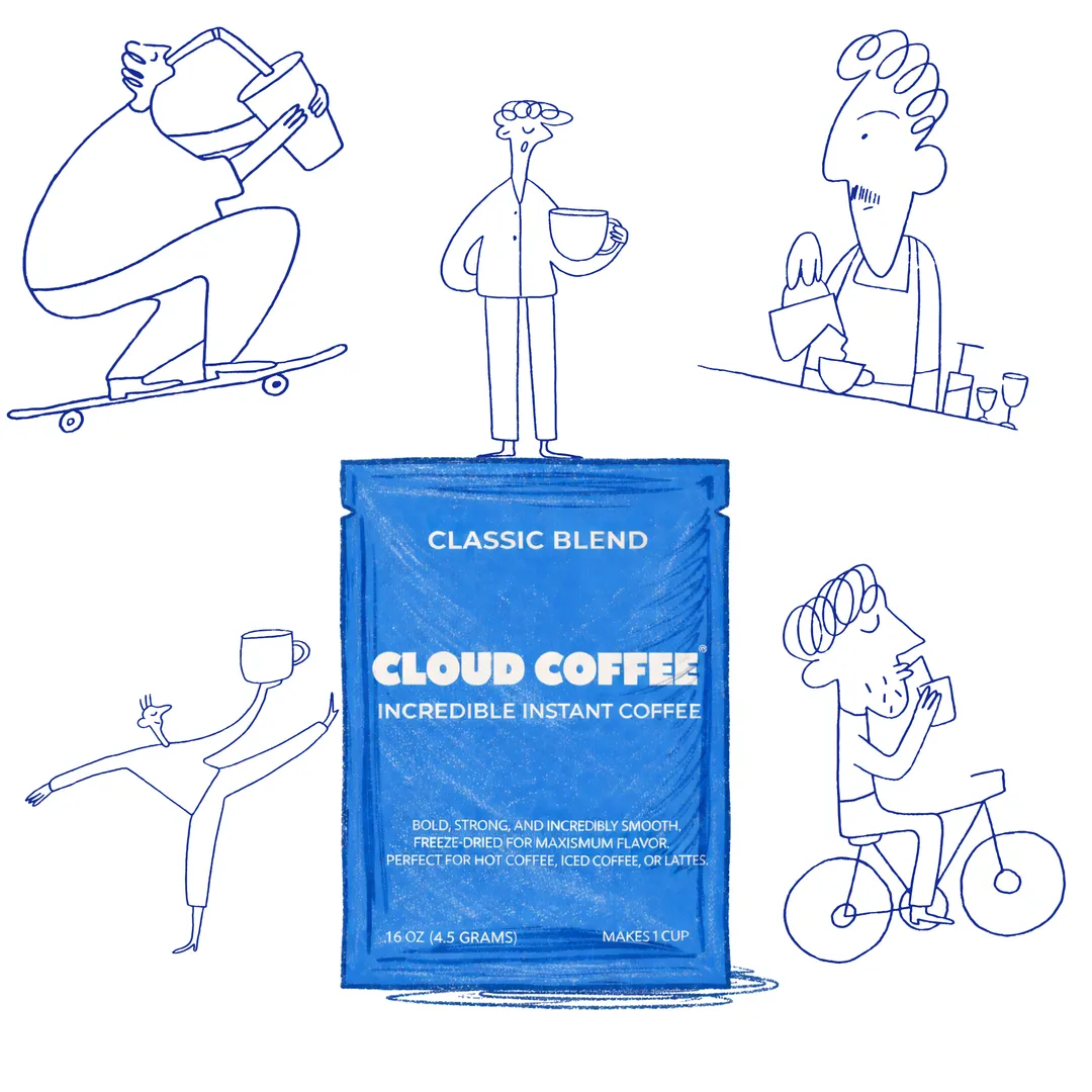 Cloud Coffee - Incredible Instant Coffee- 36 Count Case