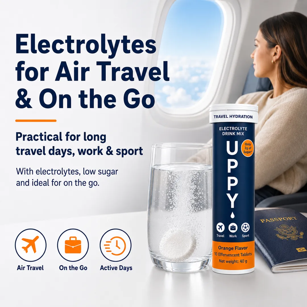 Uppy! Orange Travel Essential Electrolyte Drink Mix