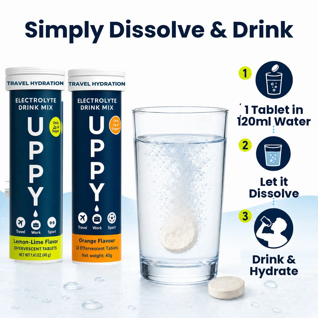 Uppy! Travel Essential Electrolyte Duo Pack (2 Flavors)