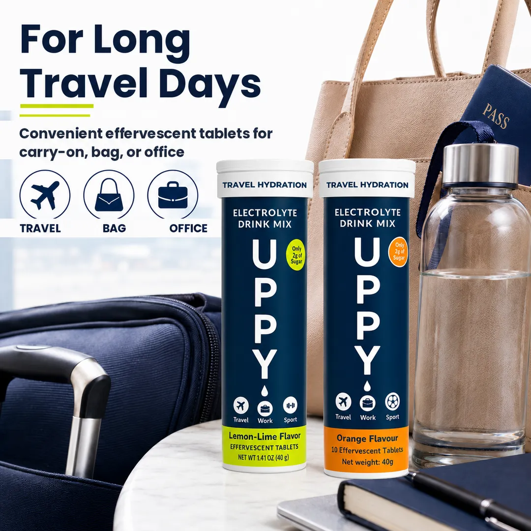 Uppy! Travel Essential Electrolyte Duo Pack (2 Flavors)