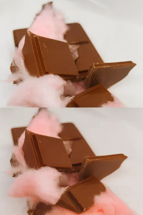 Cotton candy chocolate (angel hair bar)