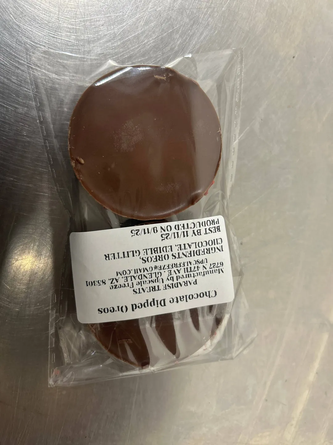 Chocolate covered Oreos 