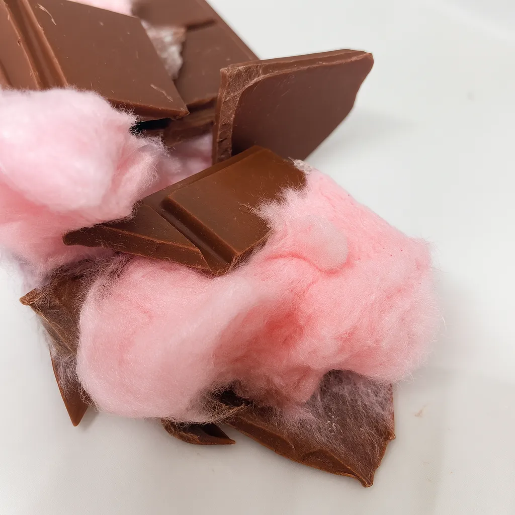 Cotton candy chocolate (angel hair bar)