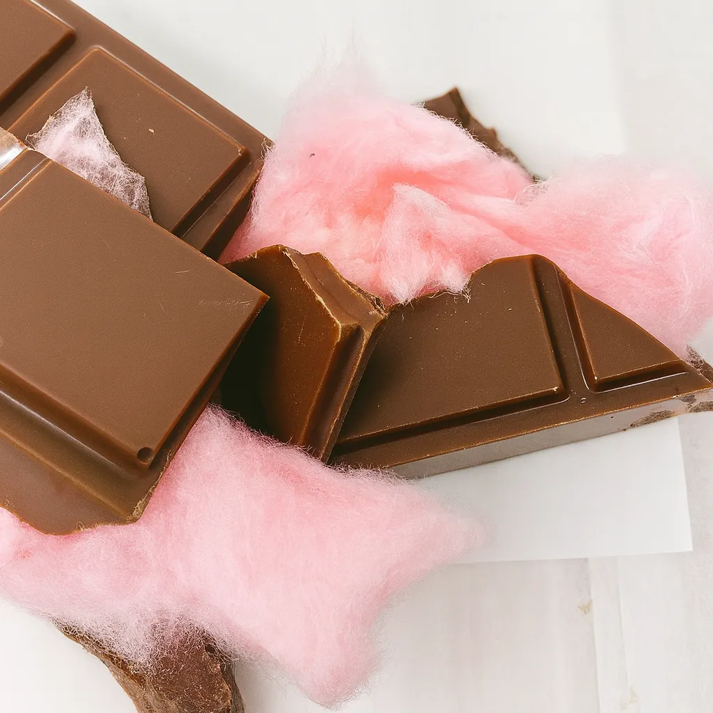 Cotton candy chocolate (angel hair bar)
