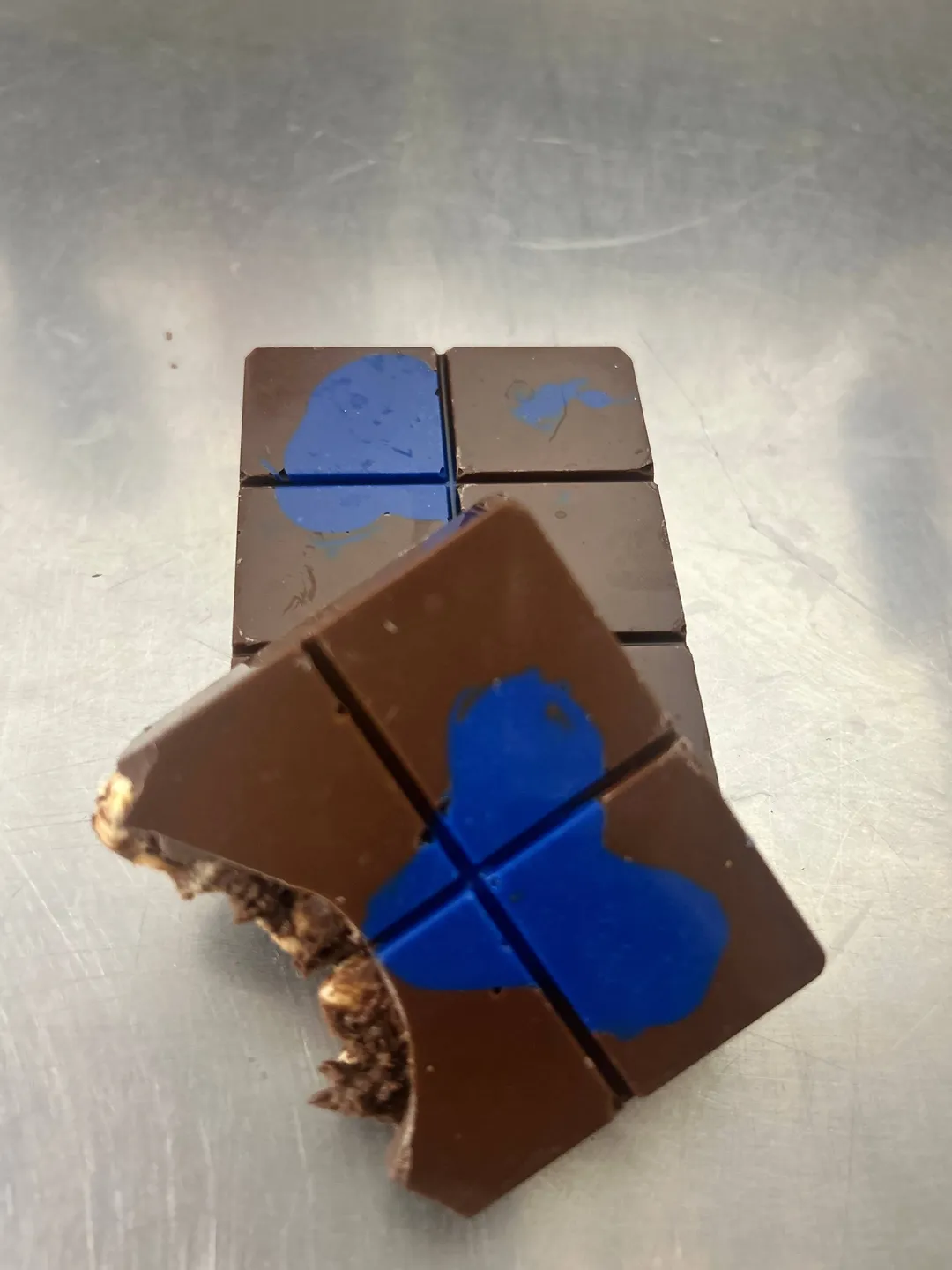 Nutella banana crunch  chocolate bar