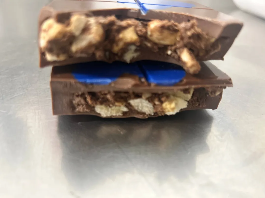Nutella banana crunch  chocolate bar