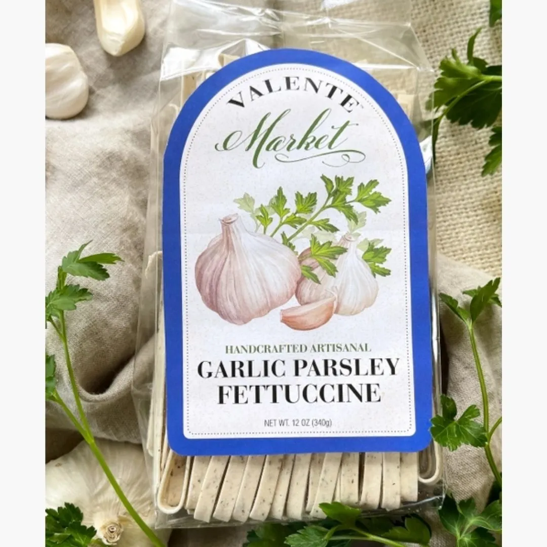 Black Olive and Garlic Fettuccine