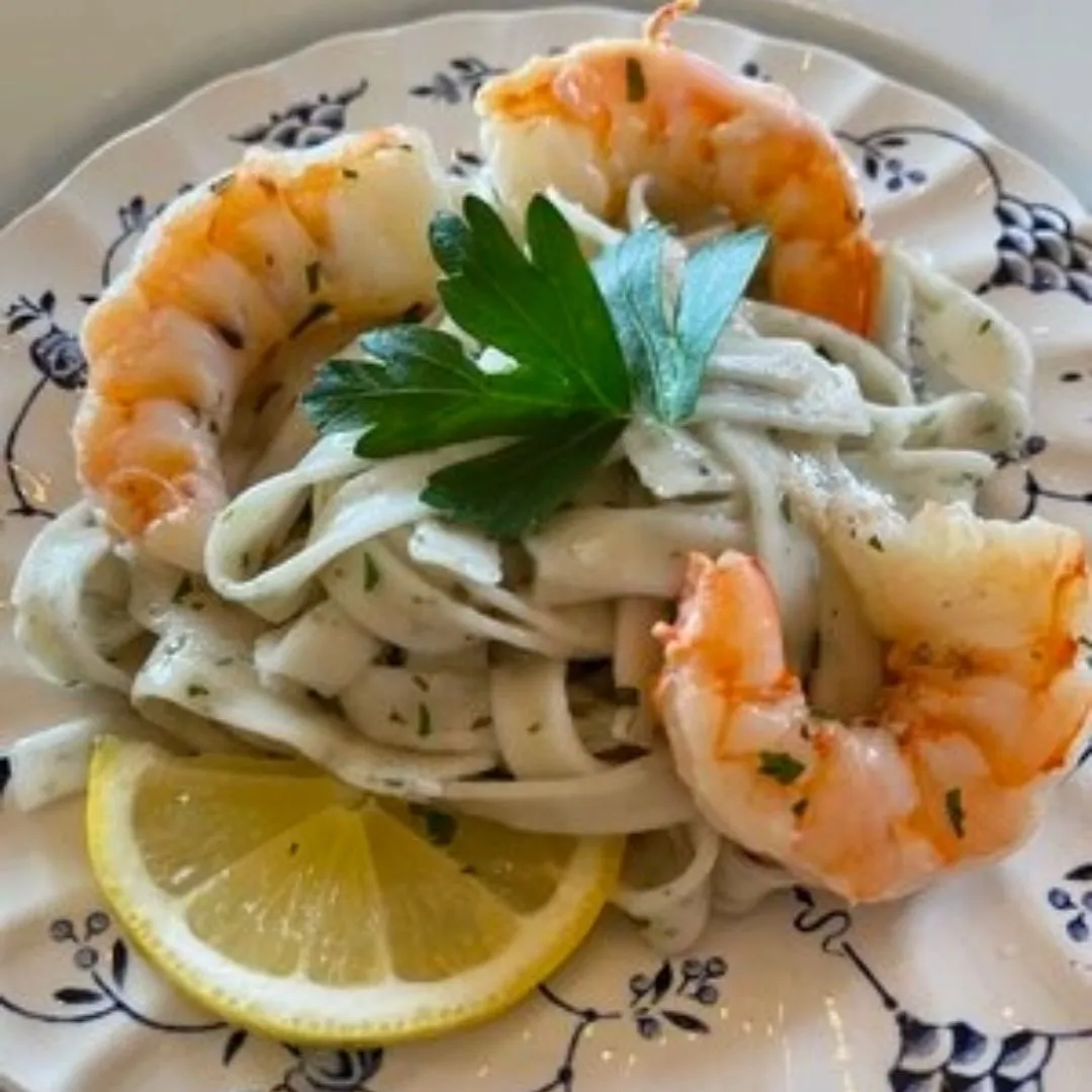 Garlic Parsley Fettuccine