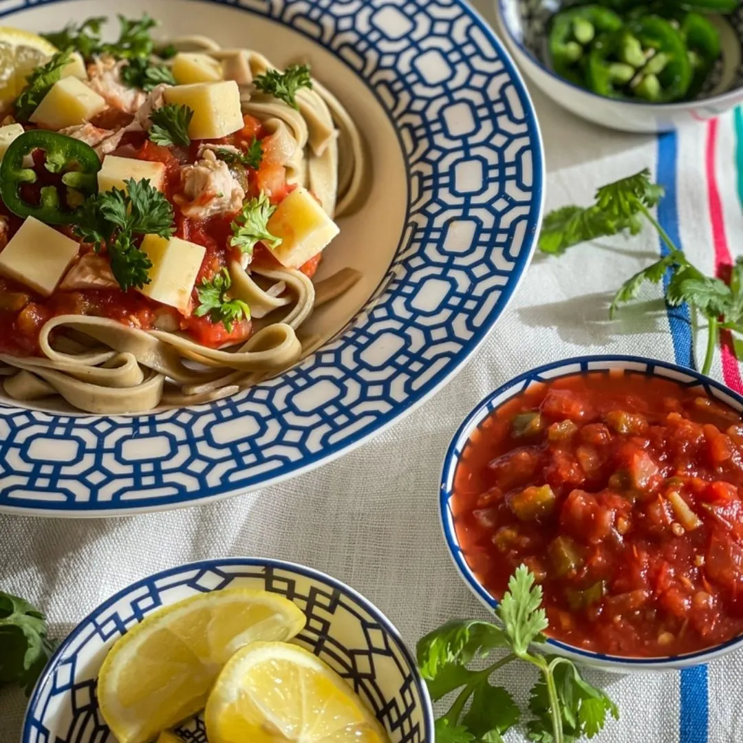 Jalapeno Pepper Fettuccine
