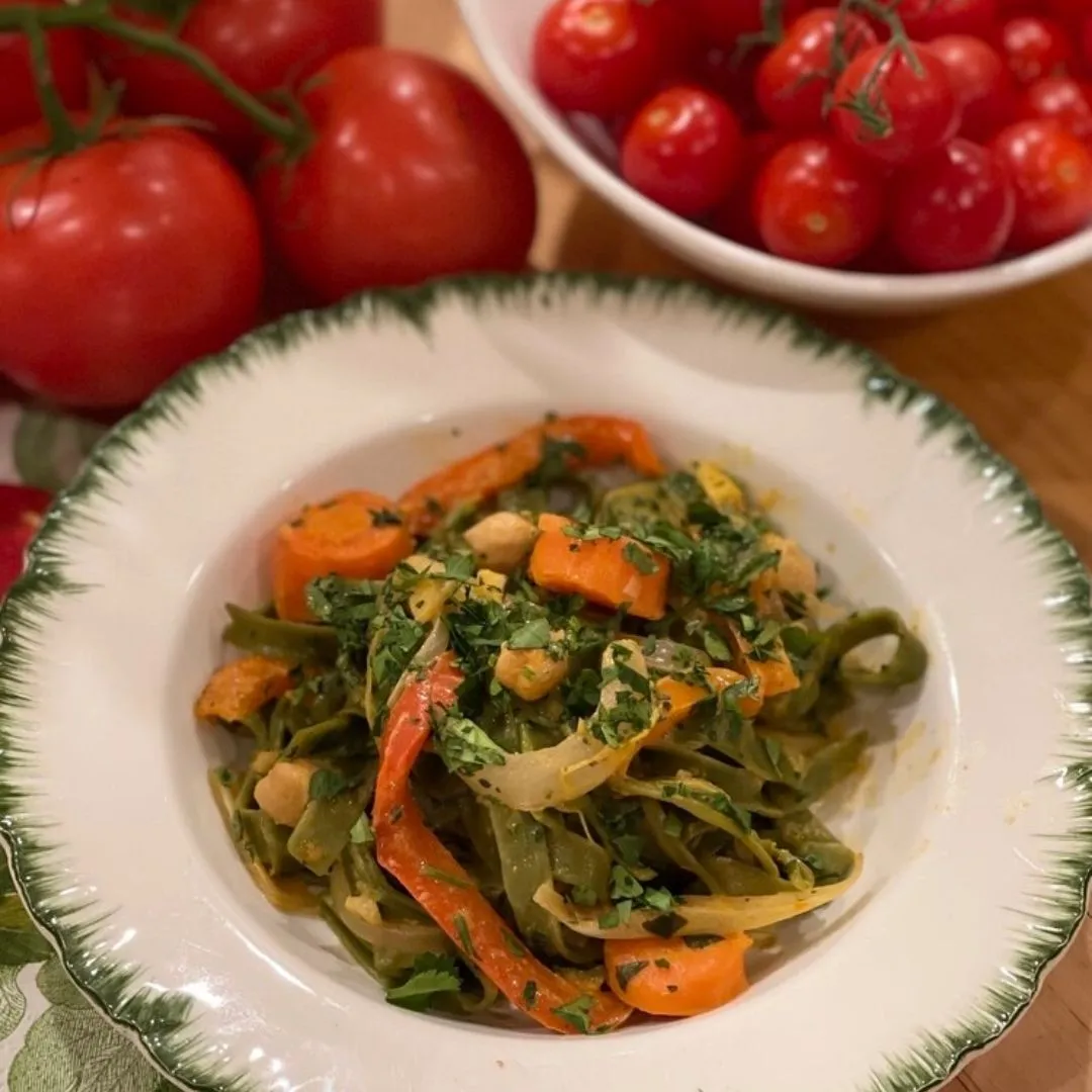 Spinach Fettuccine