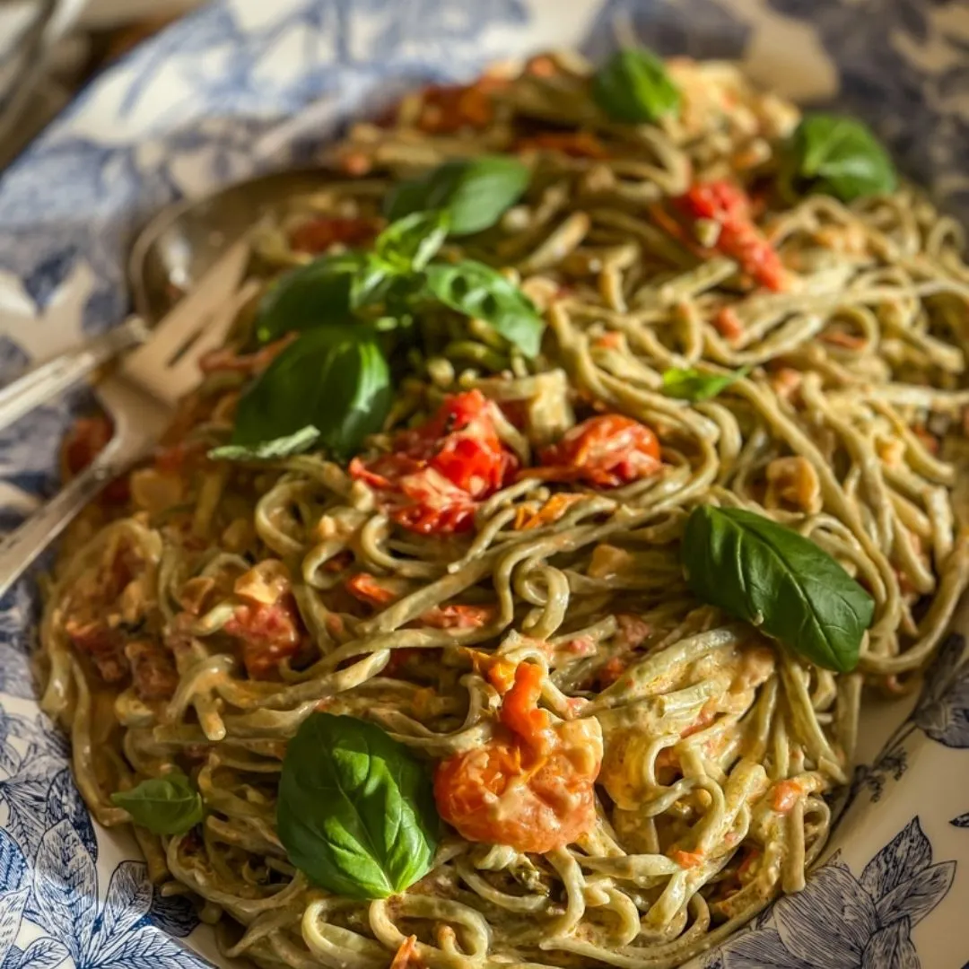 Spinach Linguine